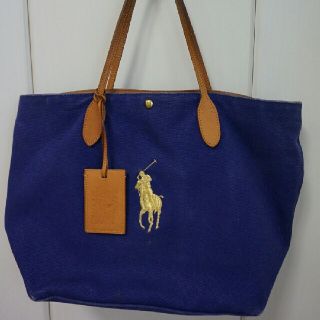 ポロラルフローレン(POLO RALPH LAUREN)の【レア】RALPH LAUREN ラルフローレン トートバッグ レザー(トートバッグ)