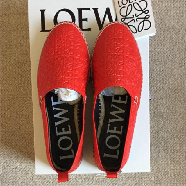 LOEWE ロエベ シューズ（その他） -(25.5cm位) 赤