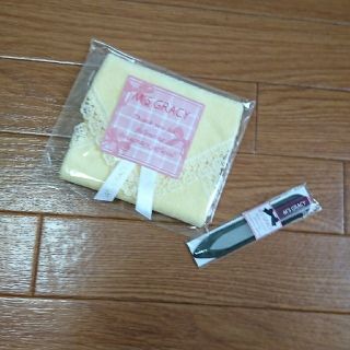 エムズグレイシー(M'S GRACY)の新品☆タオルハンカチ&ネイル磨き(ハンカチ)