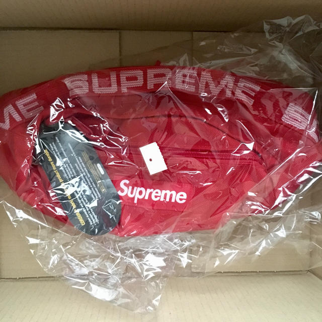 Supreme 18SS waist bag red