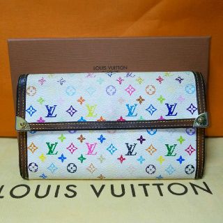 ルイヴィトン(LOUIS VUITTON)のマダラ様専用☆保存袋付き☆ルイヴィトンマルチカラー長財布(財布)