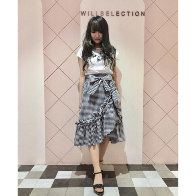 WILLSELECTION(ウィルセレクション)の★ゆう様専用★ウィルセレクション  ラッフルアシメスカート レディースのスカート(ひざ丈スカート)の商品写真