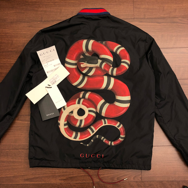 Gucci - GUCCI スネーク ナイロンジャケットの通販 by ミスタ1's shop｜グッチならラクマ