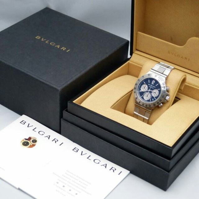 通販企業】BVLGARI 希少 CH40S ディアゴノ クロノグラフ ブルガリの通販 by ひろ's  shop｜ブルガリならラクマ腕時計(アナログ)