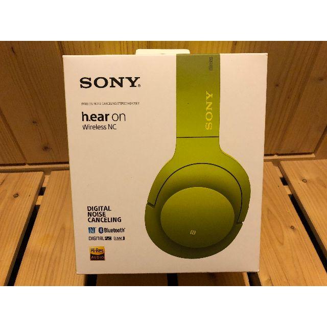 SONY(ソニー)のSONY h.ear on MDR-100ABN ライムイエロー 美品 スマホ/家電/カメラのオーディオ機器(ヘッドフォン/イヤフォン)の商品写真