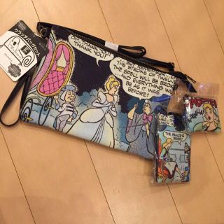 ディズニー(Disney)の新品♡シンデレラ豪華クラッチBAGセット(クラッチバッグ)