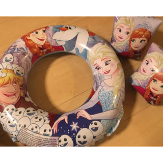 ディズニー(Disney)のアナと雪の女王 浮き輪 アームヘルパー セット(マリン/スイミング)