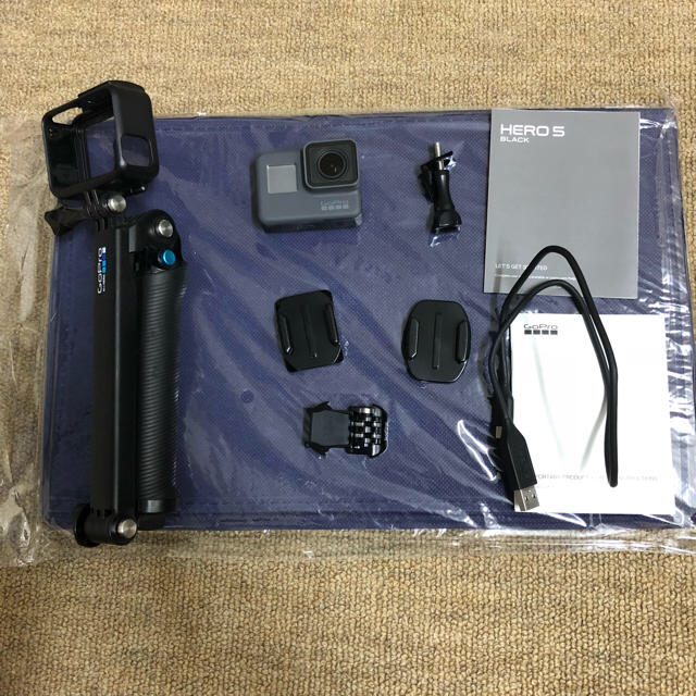 GoPro(ゴープロ)の最安値 GoProHERO5 3点セット スマホ/家電/カメラのカメラ(その他)の商品写真