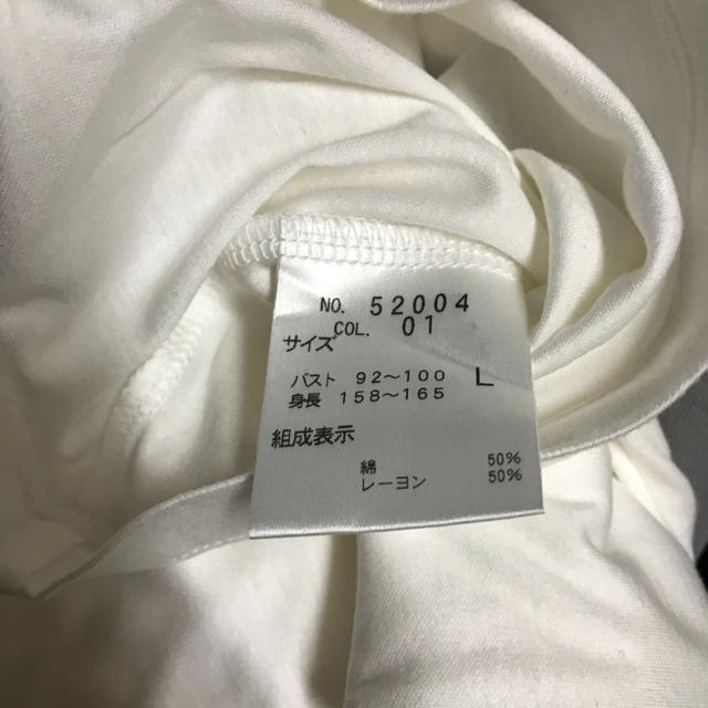 ANNE KLEIN(アンクライン)のアンクライン Tシャツ 白 レディースのトップス(Tシャツ(半袖/袖なし))の商品写真