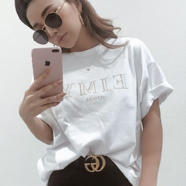 eimyistore スタッズロゴTシャツ