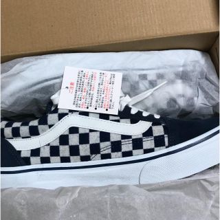 ヴァンズ(VANS)のvans OLD SKOOL チェッカー インディゴ(スニーカー)