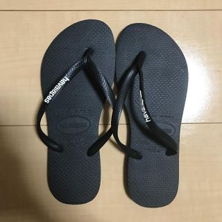 ハワイアナス(havaianas)のhavaianas slim ロゴポップアップ(ビーチサンダル)