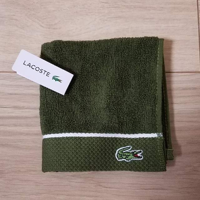 LACOSTE(ラコステ)のラコステ　LACOSTE　タオルハンカチ　２枚セット メンズのファッション小物(ハンカチ/ポケットチーフ)の商品写真