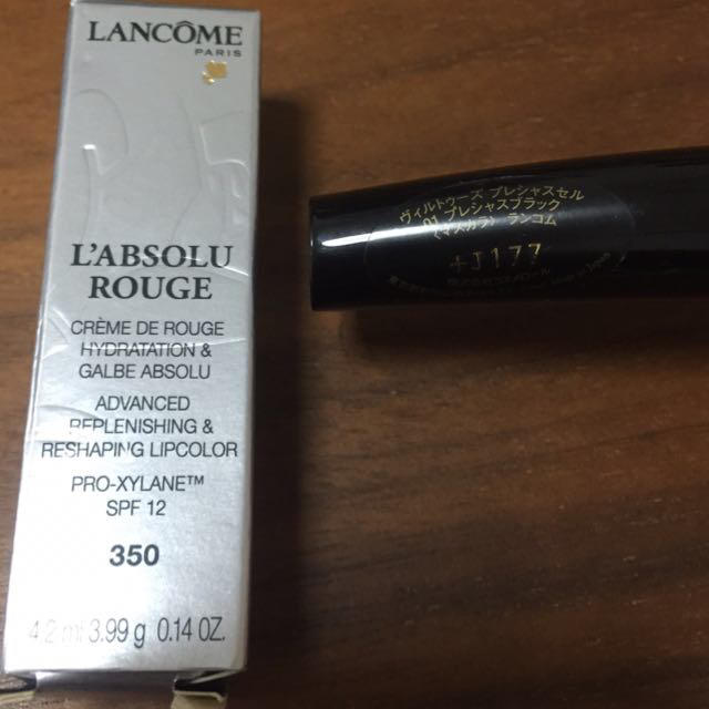 LANCOME(ランコム)のランコム★口紅&マスカラセット コスメ/美容のベースメイク/化粧品(その他)の商品写真