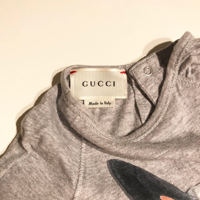 Gucci(グッチ)の【シルク様専用！】GUCCI ベビー服 ロンパース 3-6ヶ月 キッズ/ベビー/マタニティのベビー服(~85cm)(カバーオール)の商品写真