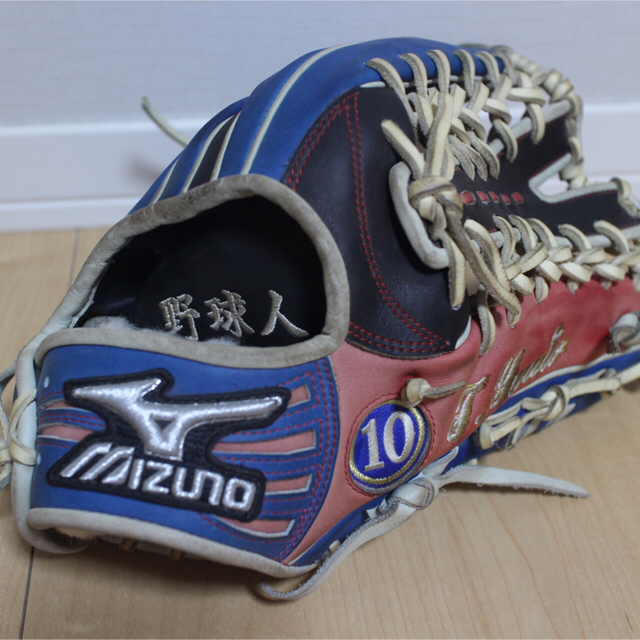 MIZUNO(ミズノ)の売り切り！早い者勝ち！ミズノプロ 軟式グローブオーダー品 イチローラベル スポーツ/アウトドアの野球(グローブ)の商品写真