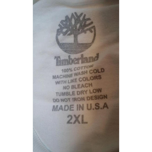 Timberland(ティンバーランド)のTimberland  ティンバーランド茶色プリント  大きい  size2XL メンズのトップス(Tシャツ/カットソー(半袖/袖なし))の商品写真