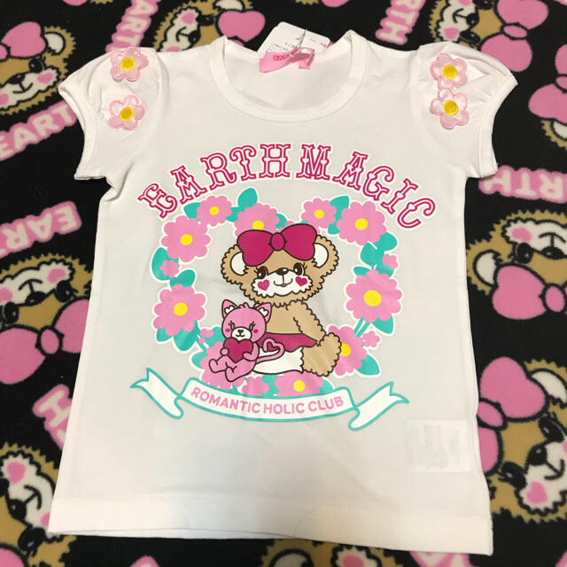 フラワーマフィーT✩120cmキッズ/ベビー/マタニティ