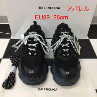 バレンシアガ(Balenciaga)の新品正規品 EU39 BALENCIAGA トリプルS ブラック加工 26cm(スニーカー)