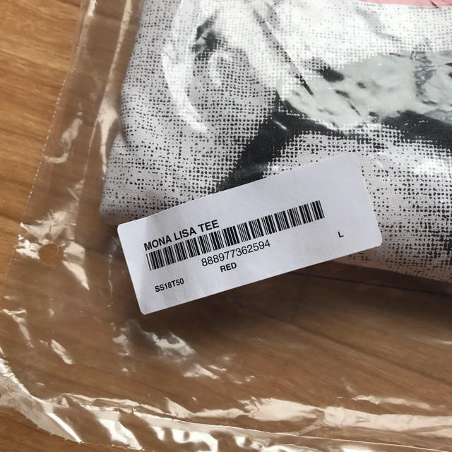 赤 L 新品 18ss Supreme Mona Lisa Tee モナリザ