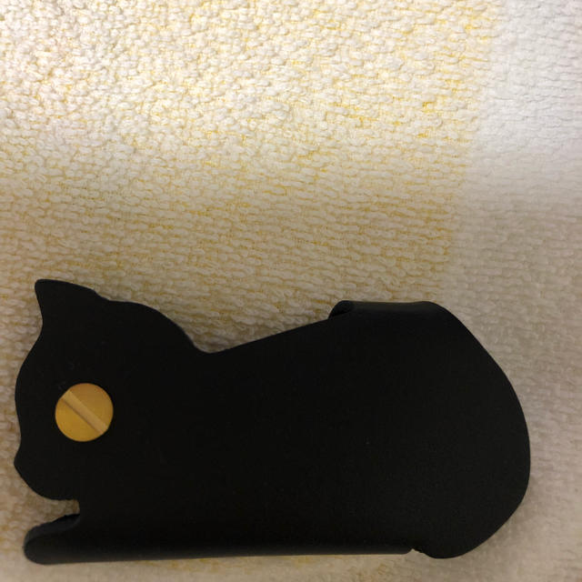 革製 ネコ型キーケース 猫 レディースのファッション小物(キーケース)の商品写真