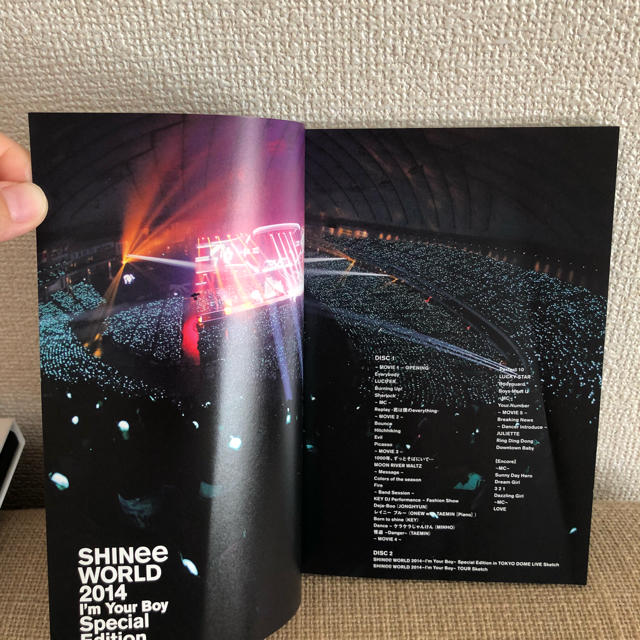 SHINee(シャイニー)のSHINee WORLD 2014 東京ドーム blu-ray 初回限定版 エンタメ/ホビーのCD(K-POP/アジア)の商品写真