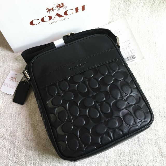 COACH(コーチ)のCOACH/コーチ正規品ショルダーバッグ F71819 ブラック メンズバッグ2 メンズのバッグ(ショルダーバッグ)の商品写真