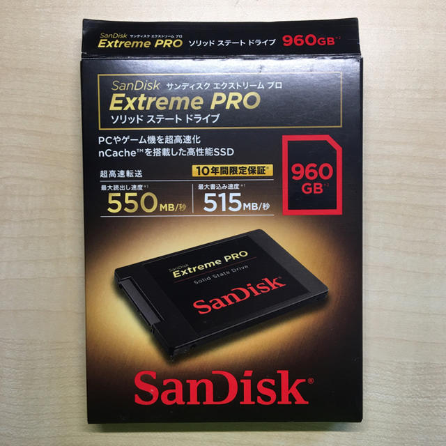 Extreme pro 960 サンディスク SSDPC/タブレット