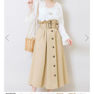 ココディール(COCO DEAL)の美品♡ココディール トレンチリメイク風フレアスカート(ロングスカート)