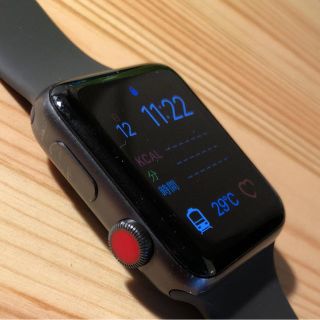 アップルウォッチ(Apple Watch)のapple watch シリーズ3 42mm セルラーモデル(スマートフォン本体)