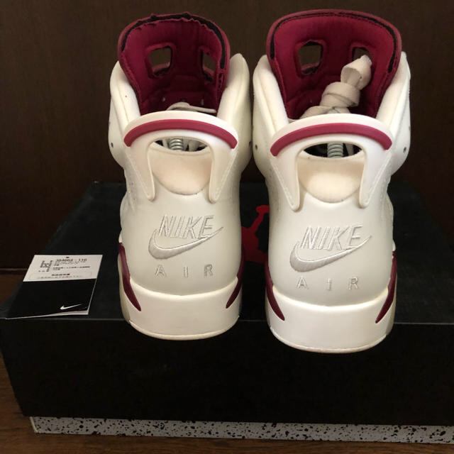 NIKE NIKE AIR JORDAN 6 RETRO OG ジョーダン マルーンの通販 by ワッカ's shop|ナイキならラクマ - 国内最安値