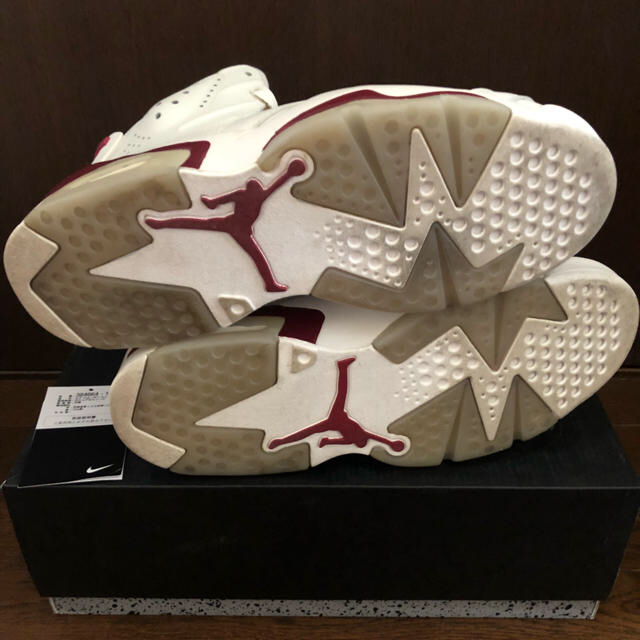 NIKE NIKE AIR JORDAN 6 RETRO OG ジョーダン マルーンの通販 by ワッカ's shop|ナイキならラクマ - 国内最安値