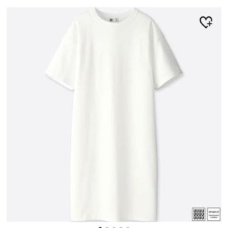 ユニクロ(UNIQLO)のUNIQLO クルーネックTワンピース(ひざ丈ワンピース)