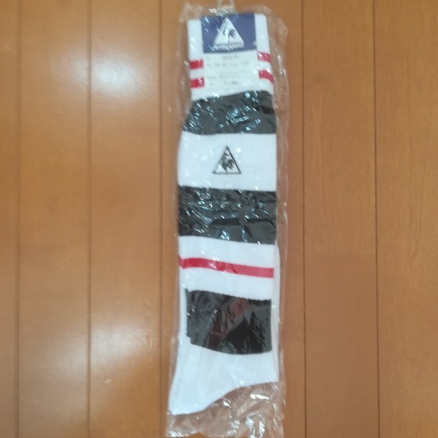 le coq sportif(ルコックスポルティフ)の新品　le cop sportif サッカーソックス[WBK ] 25~27 スポーツ/アウトドアのサッカー/フットサル(ウェア)の商品写真