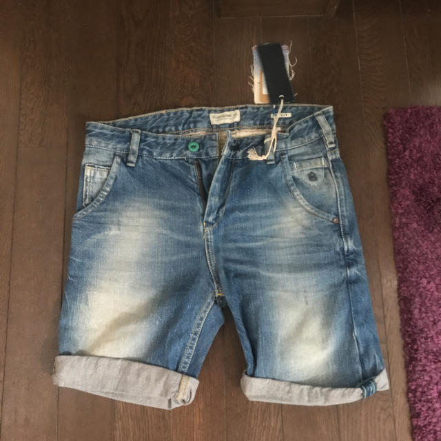 SCOTCH & SODA(スコッチアンドソーダ)の未使用品☆スコッチ&ソーダ☆デニムハーフパンツ☆12☆152cm キッズ/ベビー/マタニティのキッズ服男の子用(90cm~)(パンツ/スパッツ)の商品写真