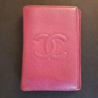 シャネル(CHANEL)のシャネル　ピンク色　名刺＆カード入れ　ユーズド品(名刺入れ/定期入れ)