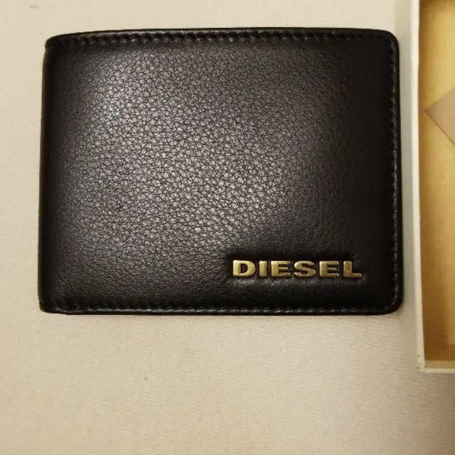 DIESEL(ディーゼル)の【eme様専用】 DIESEL 二つ折り財布 ディーゼル  黒 メンズのファッション小物(折り財布)の商品写真