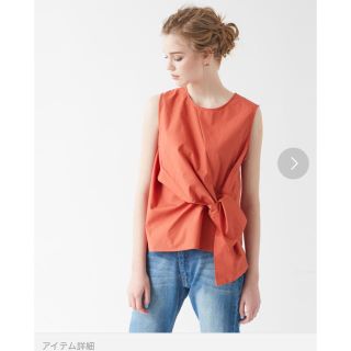 ザラ(ZARA)のティティベイト のコットンノースリーブデザインブラウス(シャツ/ブラウス(半袖/袖なし))