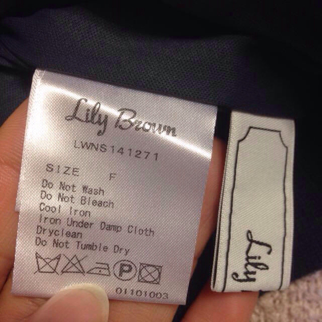 Lily Brown(リリーブラウン)のリリーブラウン♡ニットスカート♡送料込み レディースのスカート(ミニスカート)の商品写真