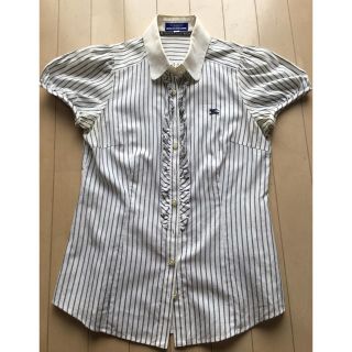 バーバリーブルーレーベル(BURBERRY BLUE LABEL)の【Burberry Blue label】ストライプブラウス(シャツ/ブラウス(半袖/袖なし))