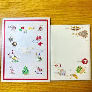 ディズニー(Disney)の【新品、未使用】G.C.PRESS 便箋 封筒 クリスマス(カード/レター/ラッピング)