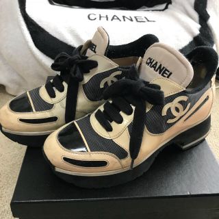 シャネル(CHANEL)のE様専用CHANEL超ヴィンテージスニーカー(スニーカー)