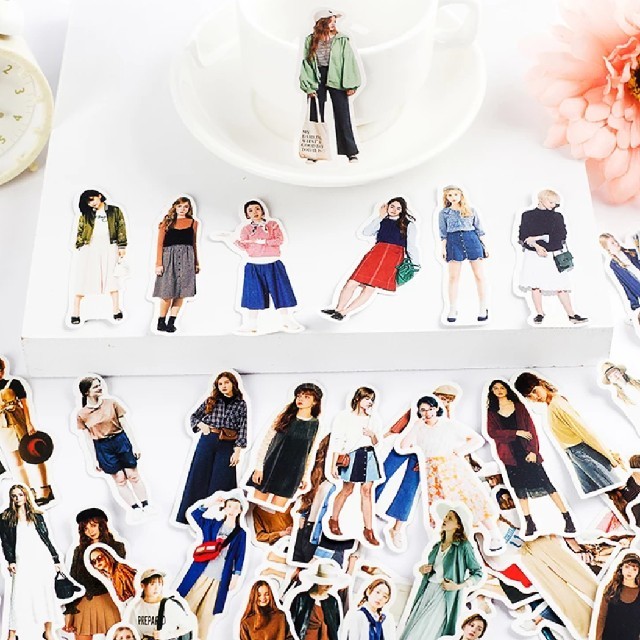 130枚 フレークシール ファッション 女の子 外国人の通販 By Smile S Shop ラクマ