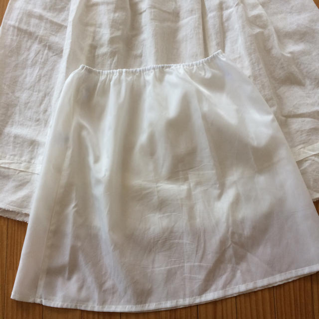 SM2(サマンサモスモス)のまろさん専用　SM2  サマンサモスモス 麻、綿混合スカート ペチコート付 レディースのスカート(ロングスカート)の商品写真
