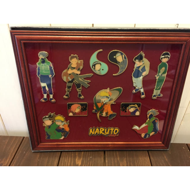 ジャンプ懸賞品「NARUTO-ナルト-」額縁入ピンズセットの通販 by ジャンプ懸賞品「NARUTO-ナルト-」額縁入ピンズセットの通販 by