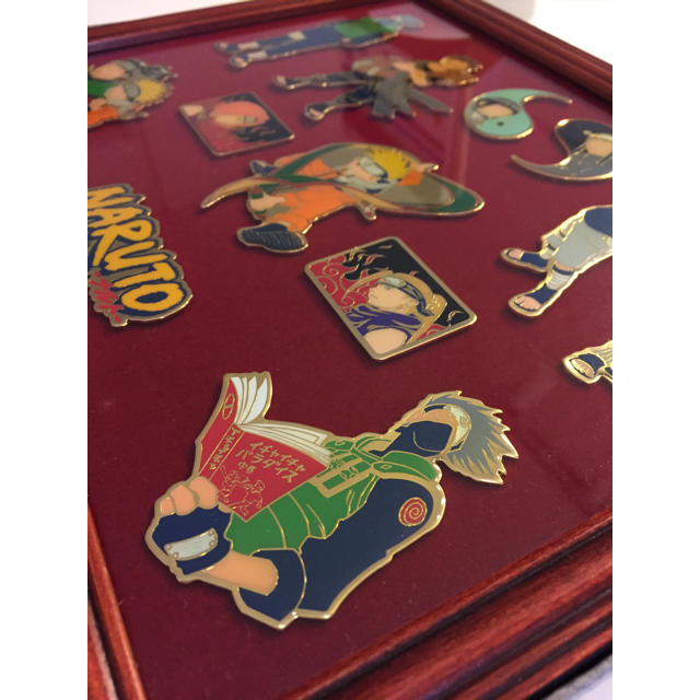 ジャンプ懸賞品「NARUTO-ナルト-」額縁入ピンズセットの通販 by ジャンプ懸賞品「NARUTO-ナルト-」額縁入ピンズセットの通販 by