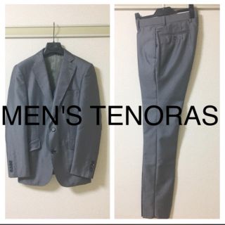 メンズティノラス(MEN'S TENORAS)の◆新品◆メンズ ティノラス◆スーツ 3P シルバーストライプ シルキーパール S(セットアップ)