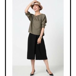 スピックアンドスパン(Spick & Span)のNOBLE ガウチョパンツ(クロップドパンツ)