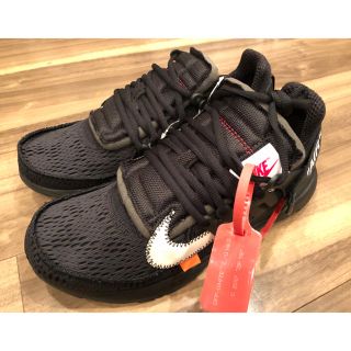 ナイキ(NIKE)のAIR PRESTO black 28cm OFF-WHITE × NIKE(スニーカー)