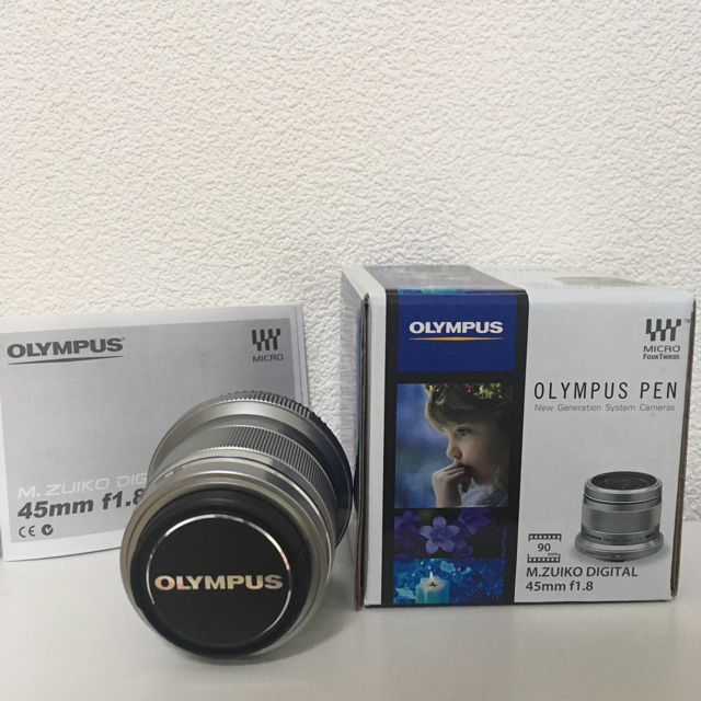 OLYMPUS(オリンパス)のオリンパス◎45mmF1.8単焦点レンズ スマホ/家電/カメラのカメラ(レンズ(単焦点))の商品写真